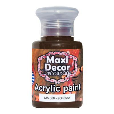 Ακρυλικό Χρώμα 60ml Maxi Decor Σοκολά MA068_MA068060